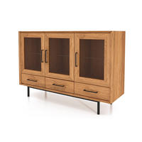 SIDEBOARD LEON Wildeiche - Wildeiche, Holz (144/95/45cm) - byoak