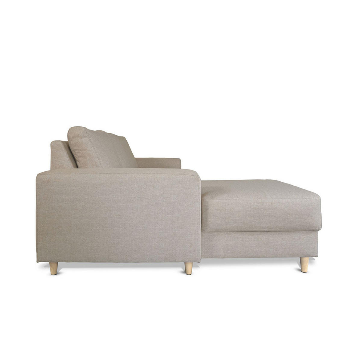 ECKSOFA hell beige - Beige, Textil (222/148cm) - ebuy24