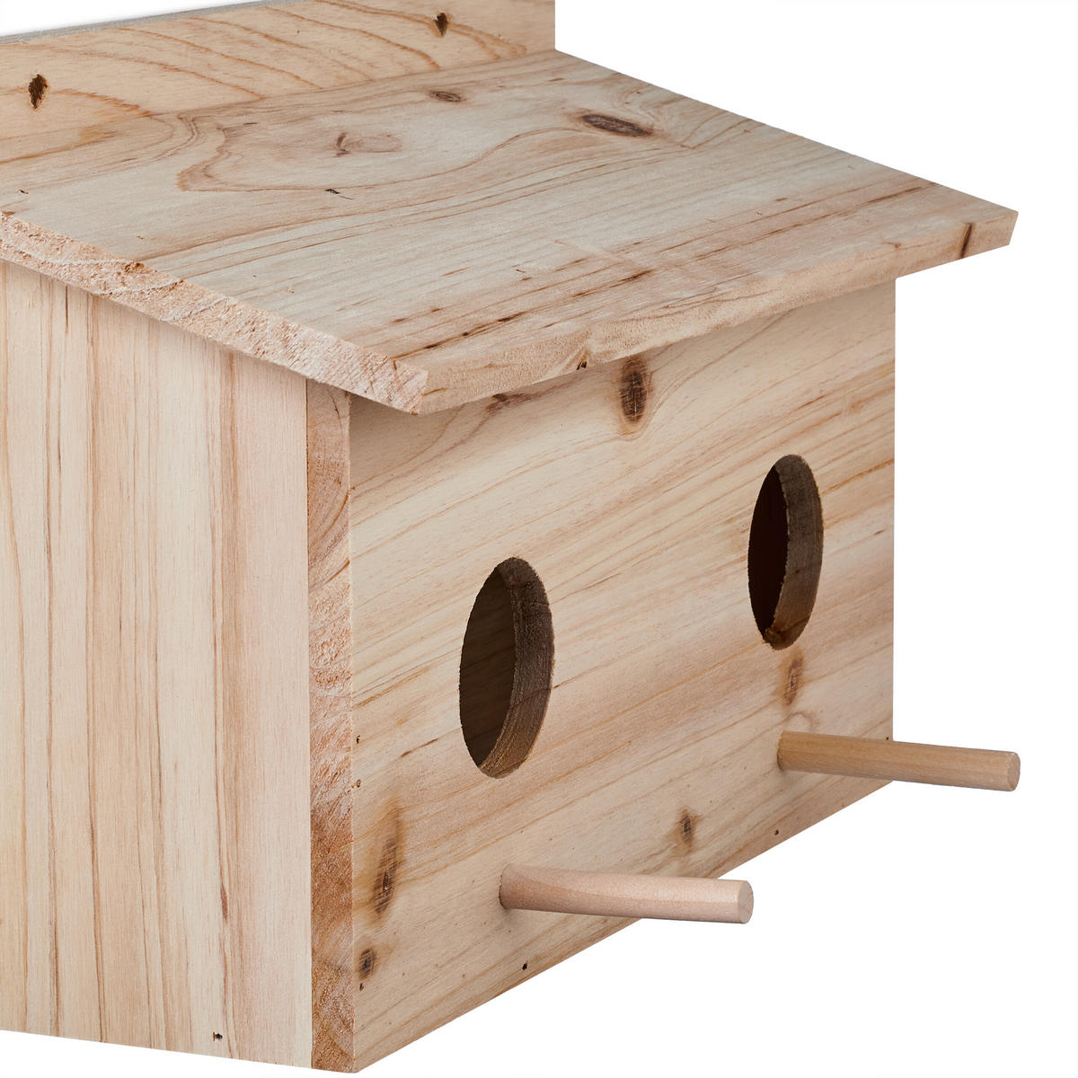 NISTKASTEN - Hellbraun, Holz (35/22/18cm) - Relaxdays