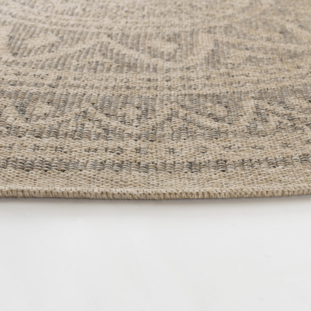 OUTDOORTEPPICH Nova Rund Jute-Optik Ø 160 cm Beige - Beige, Textil (160/160cm) - LIVABLISS