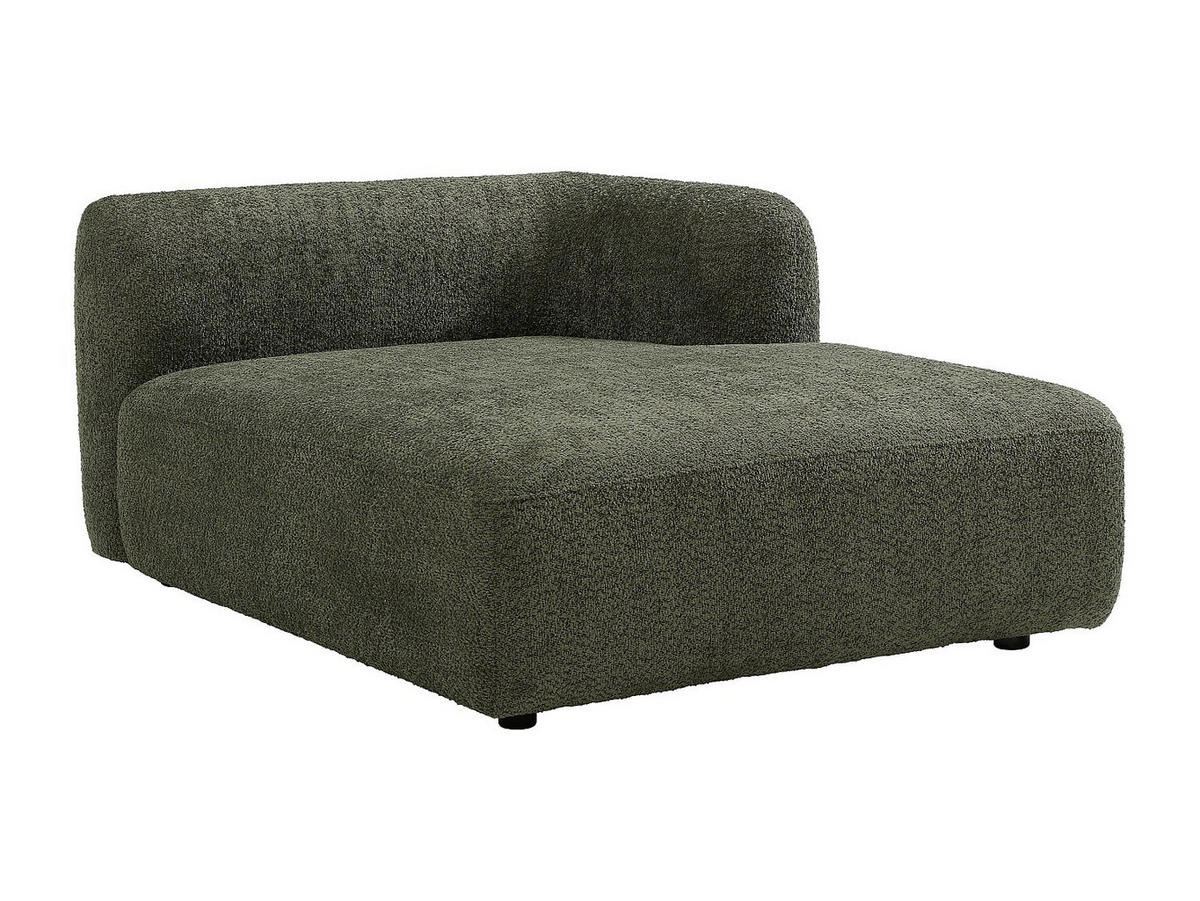 RECAMIERE ohne Schlaffunktion - 1 Person - stoff - grün Danepi - Grün, Textil (113/69/161cm) - Vente-Unique