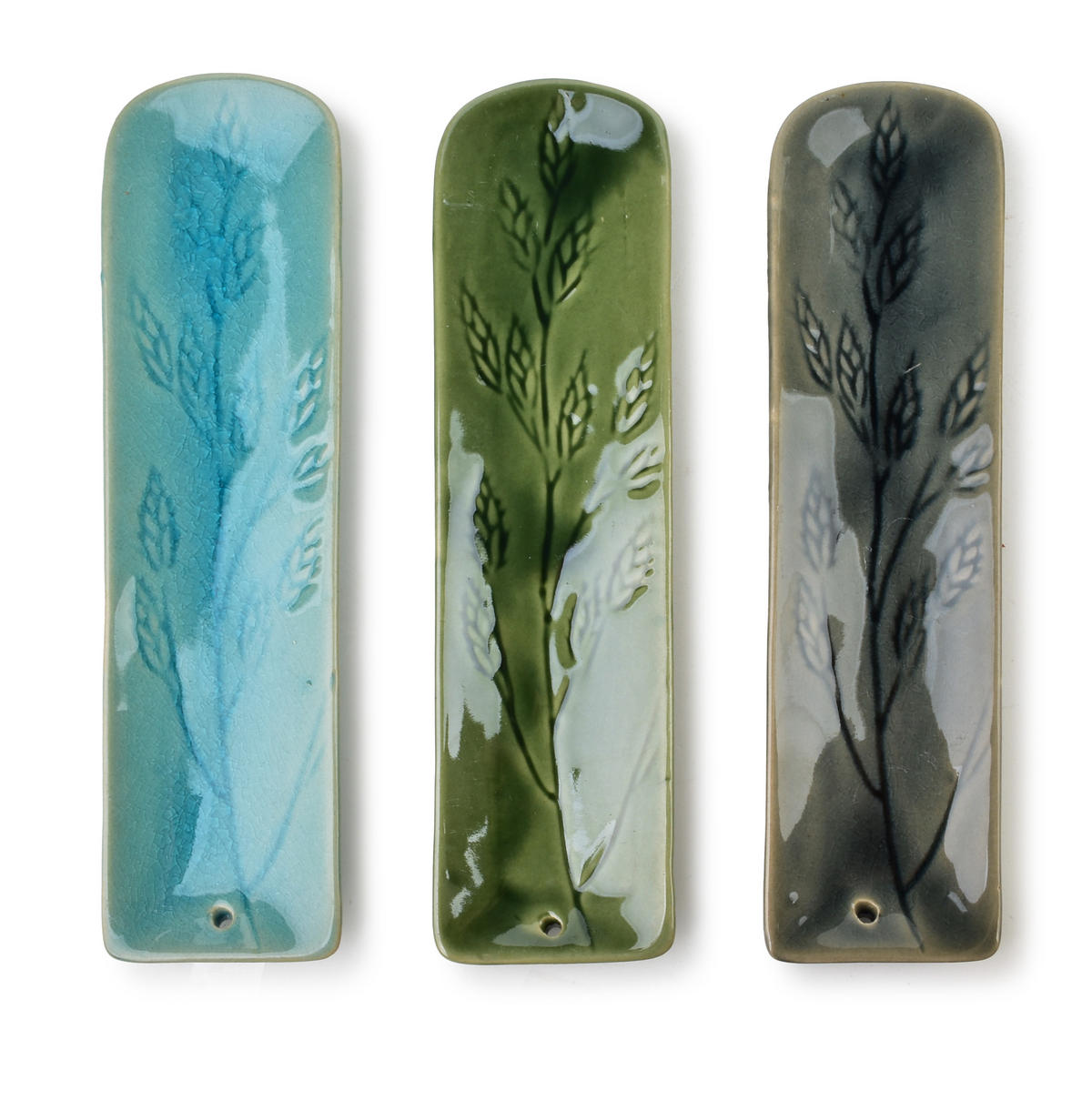 STÄBCHENHALTER Basic Blau 5.5/1.5/21.5 cm Keramik - Hellblau, Keramik (1.5/21.5/5.5cm) - Mondex