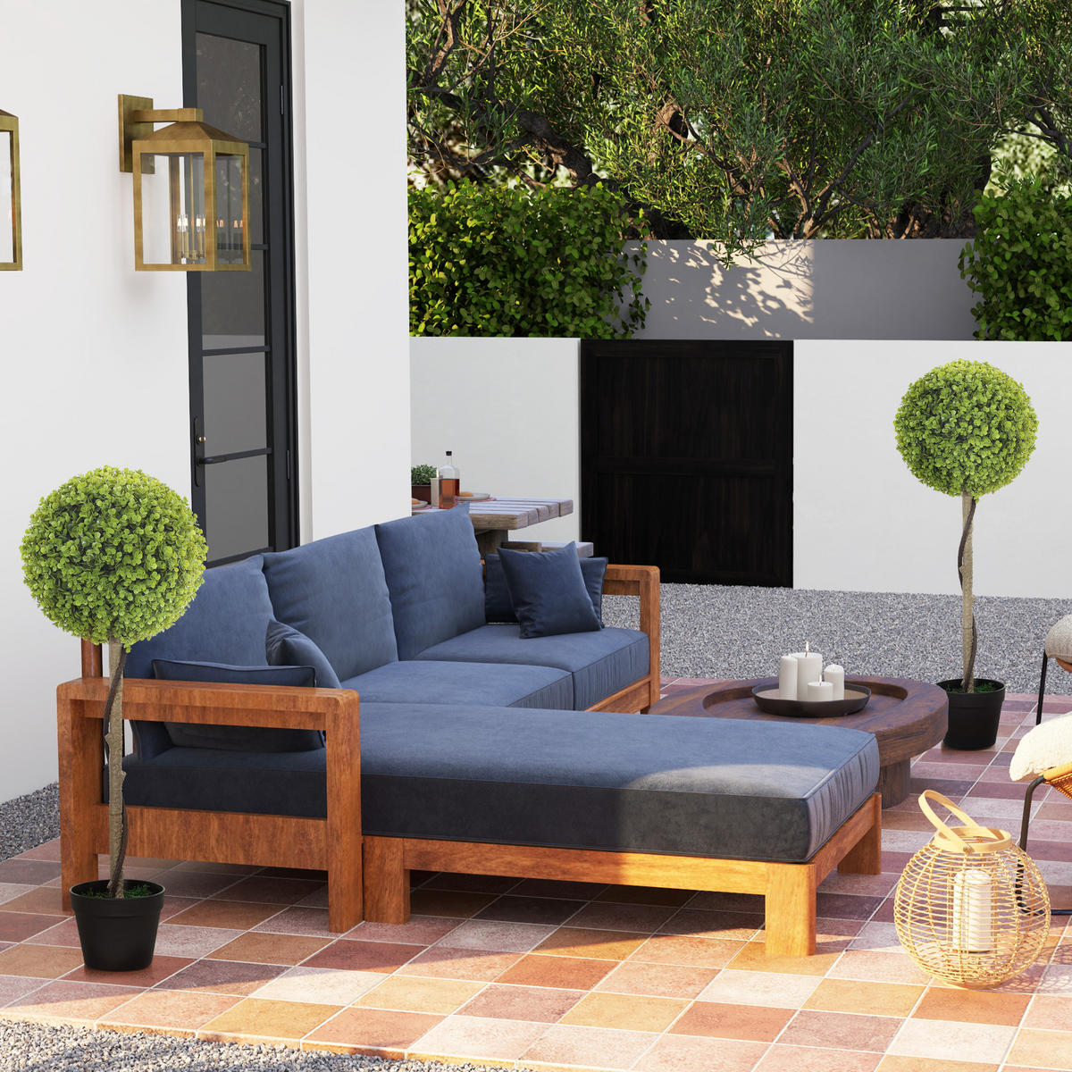 KÜNSTLICHER EUKALYPTUS 2er-Set, 90 cm Zimmerpflanze, Grün - Grün, Kunststoff (90cm) - HOMCOM
