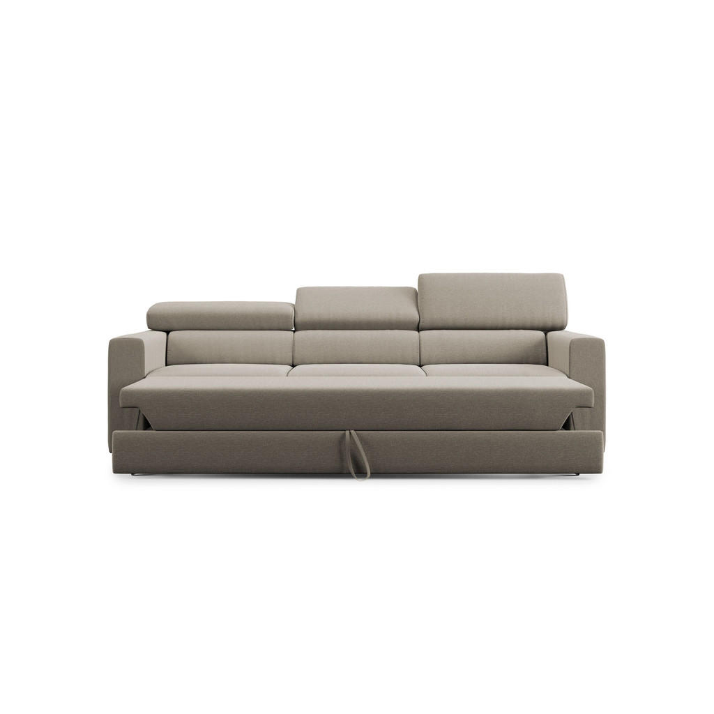 Thumbnail - Divani.store Linearsofa, Creme, Textil, 240x74x100 cm, Wohnzimmer, Sofas & Couches, Sofas