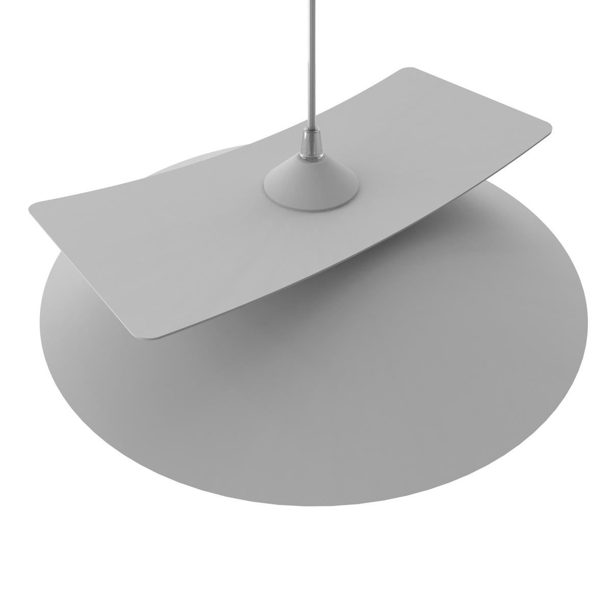 HÄNGELEUCHTE Miller D40 - Grau, Metall (40/34/9cm) - Lumicom