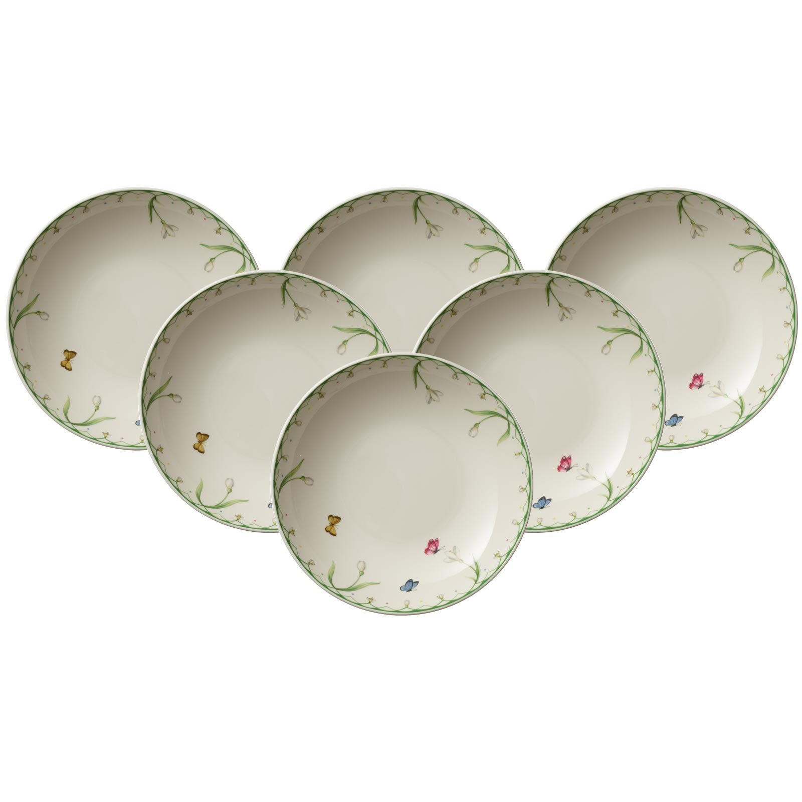 SCHALEN Colourful Spring bunt ø 24 cm 6er Set - Multicolor, Keramik (24cm) - Villeroy & Boch