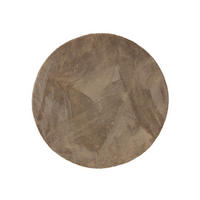 HOCHFLORTEPPICH rund Soda Beige ø 120 cm rund - Beige, Textil (120/120cm) - benuta Nest