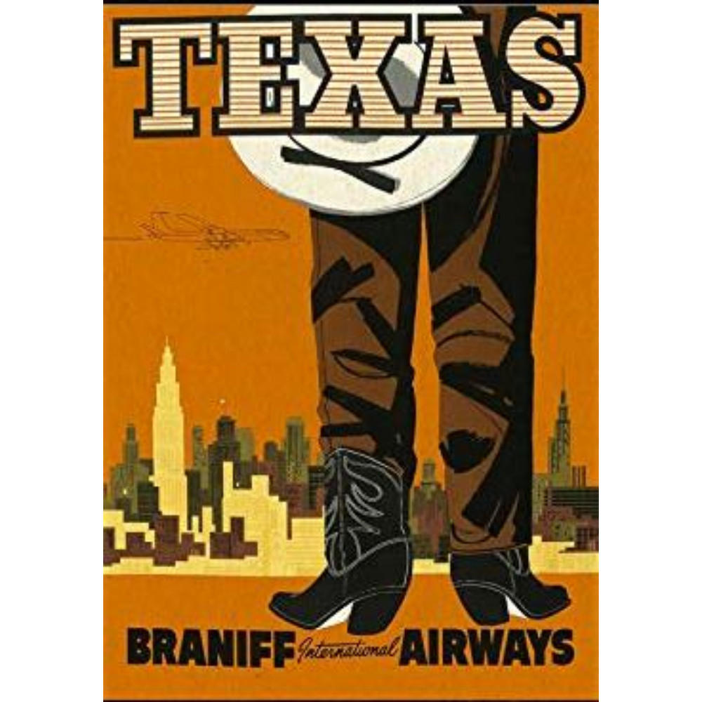POSTER Amerika Texas Cowboy A3 Rahmenlos - Klar, Papier (29.7/5/42cm) - Nacnic