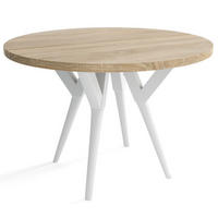 TISCH Weiss Adi Ausziehbar - Weiß, Holzwerkstoff (90/90/76cm) - Sepro Meble