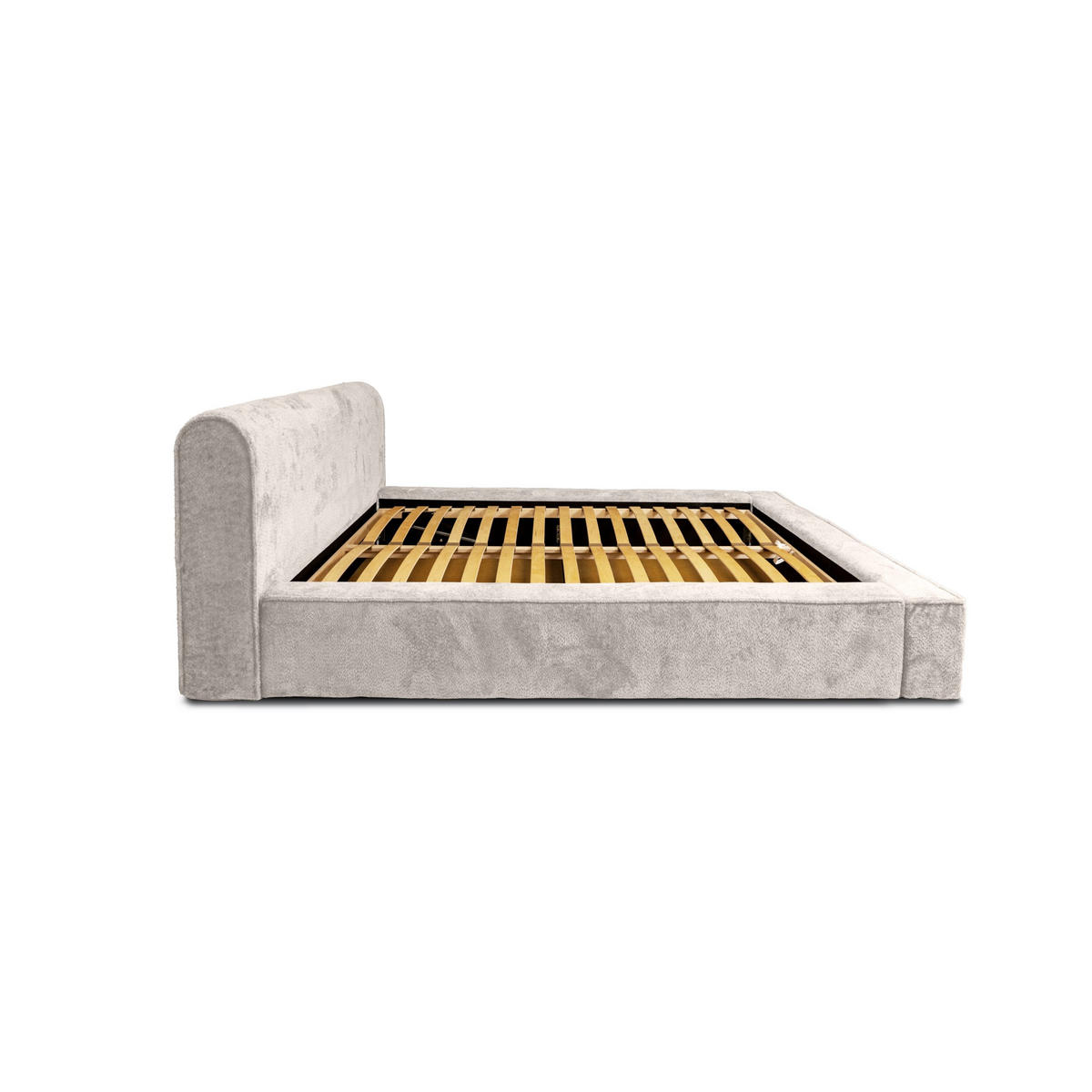 POLSTERBETT aus Polstermaterial Polopos 140x200 cm, Creme - Creme, Textil (140/200cm) - Meblito