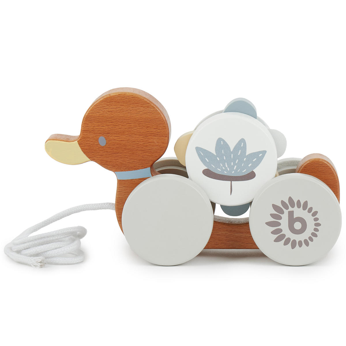 NACHZIEHENTE Holz - ab Geburt - Weiß, Holz (6/16.1cm) - Bieco Spielwaren