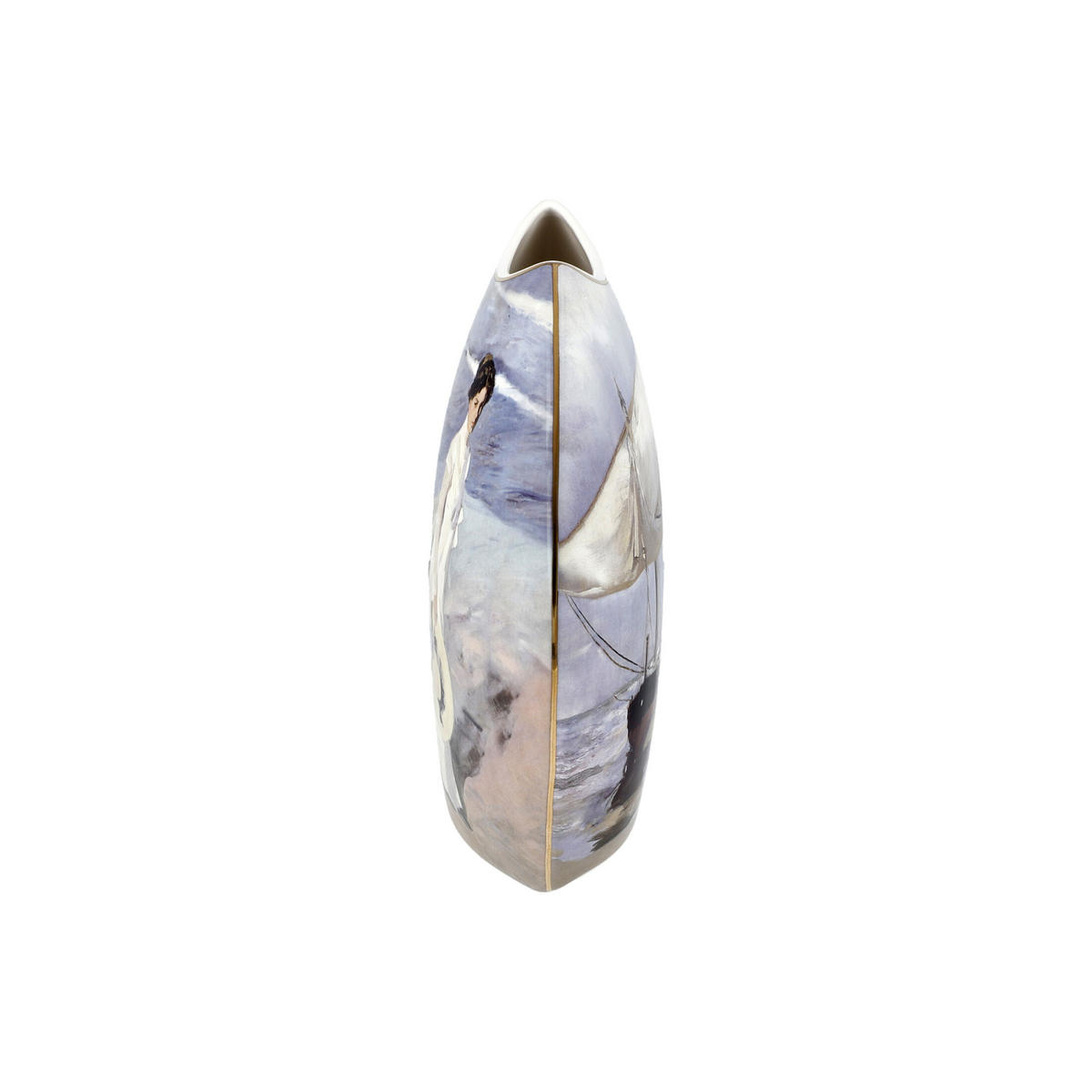 VASE Joaquin Sorolla - Boats / Seashore, Porzellan, Bunt, 20 cm - Multicolor, Keramik (20cm) - Goebel