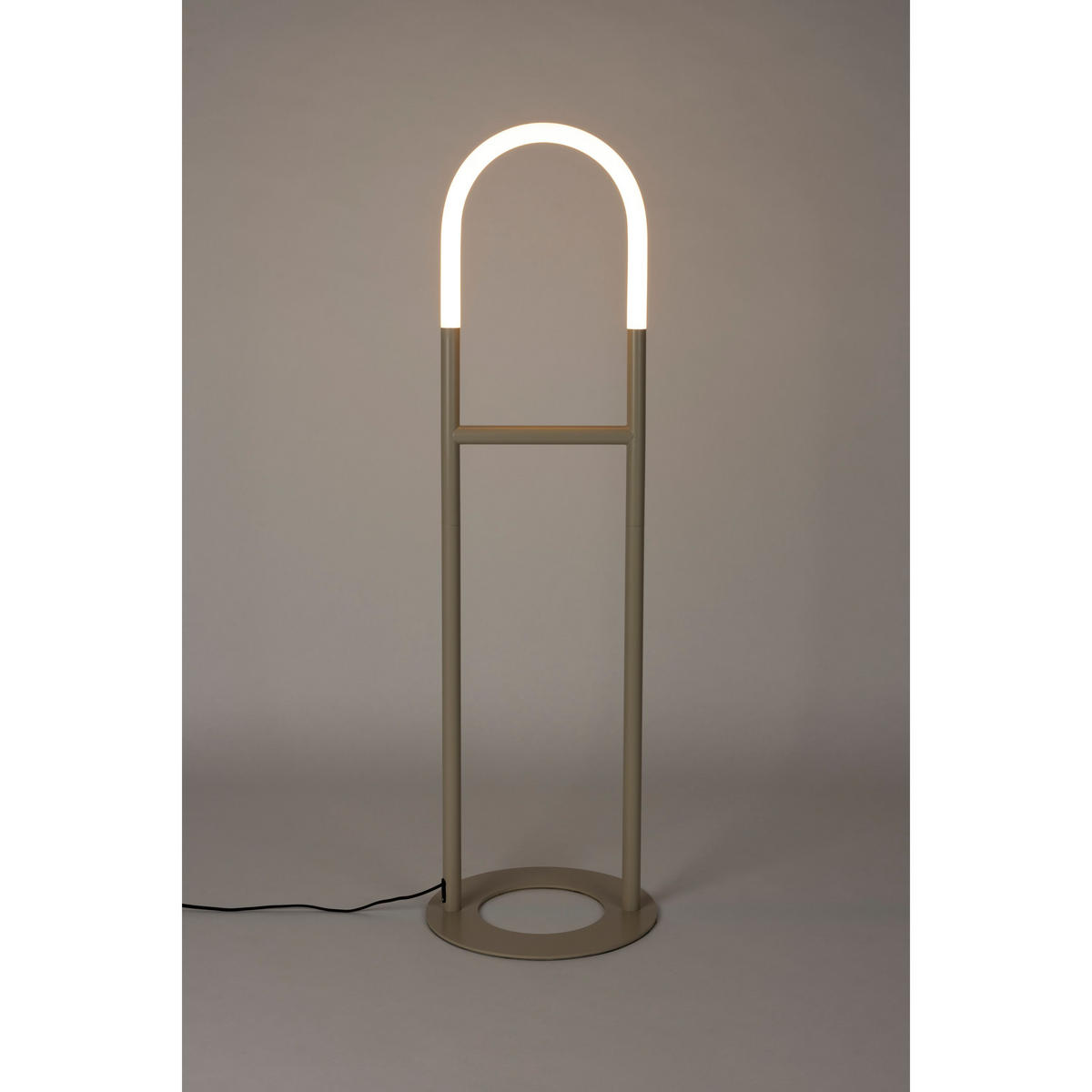 STEHLAMPE Arch Beige - Beige, Metall (40/40/135cm) - Zuiver