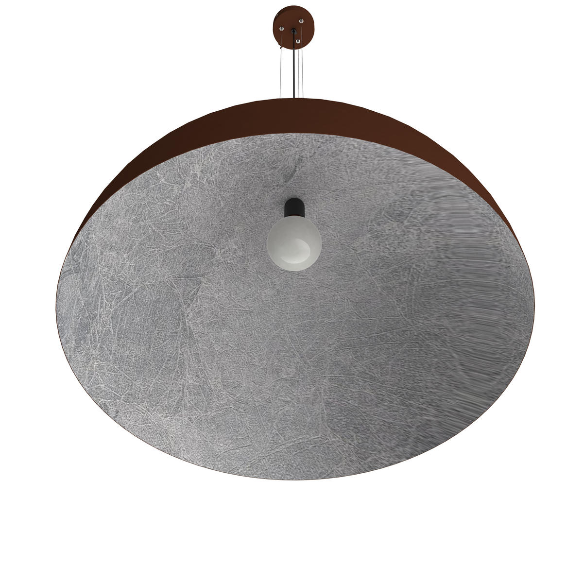 HÄNGELEUCHTE - Braun, Metall (80/80/40cm) - Lumicom