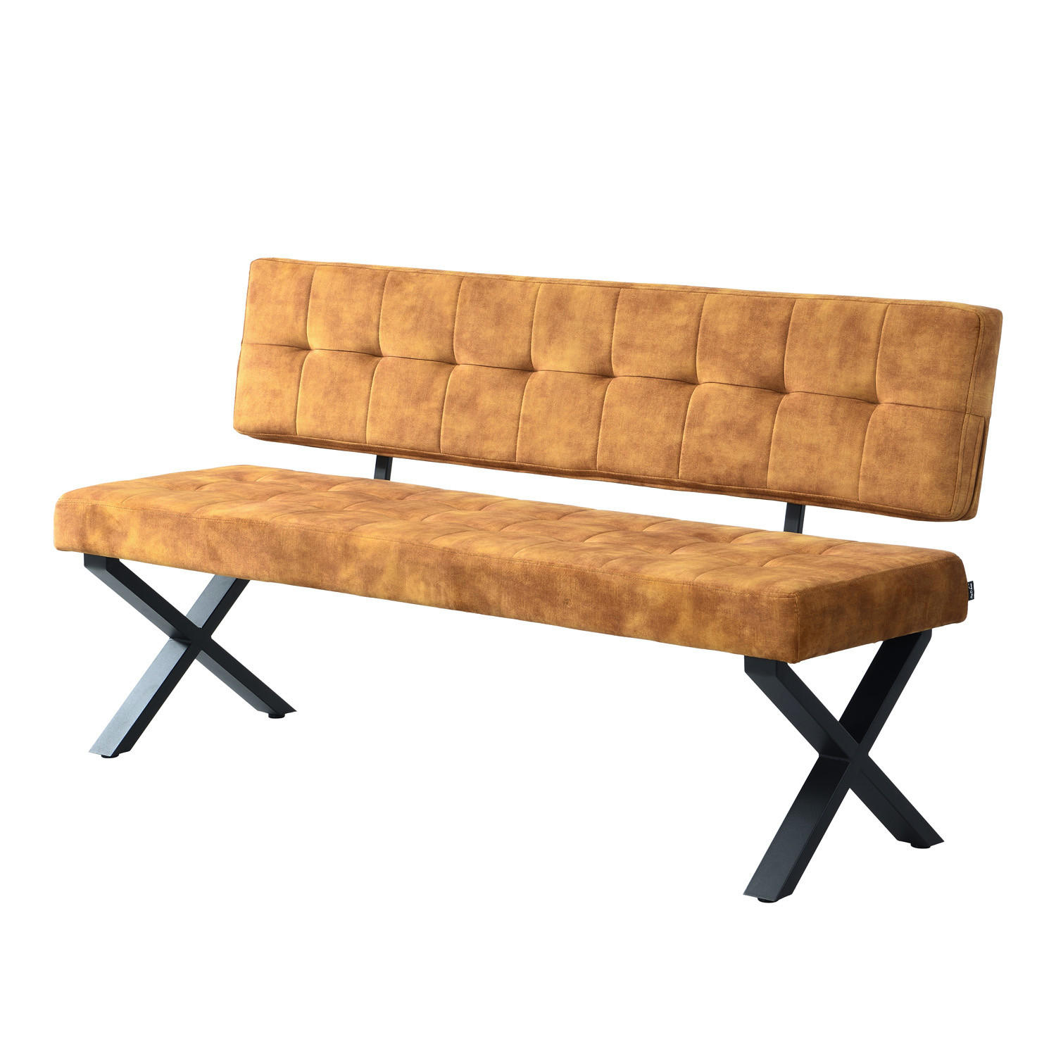 B&D Home Sitzbank Gelb 160x48x56 cm