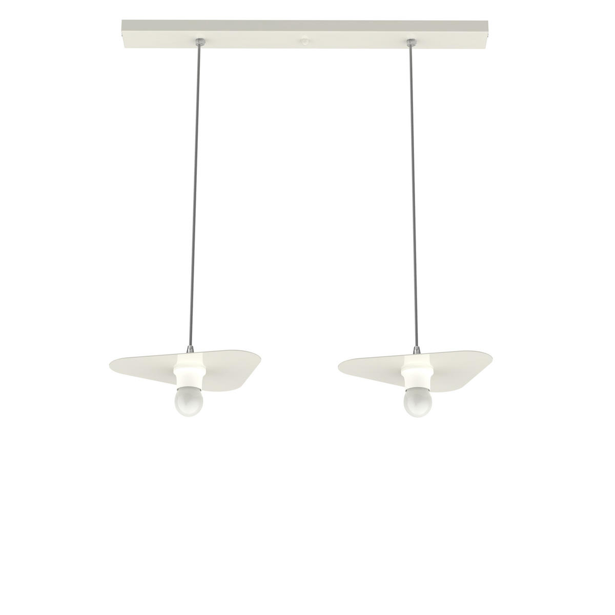 HÄNGELEUCHTE - Weiß Hochglanz, Metall (25/30/7cm) - Lumicom