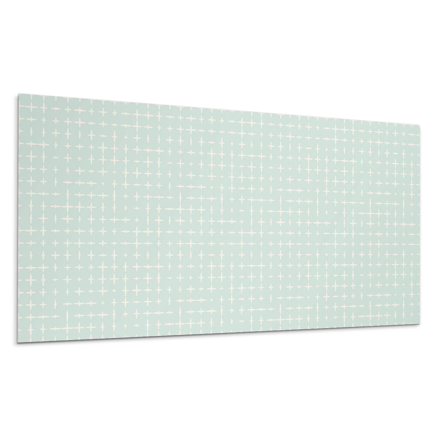 WANDPANEEL 100x50 cm selbstklebend Trevanis - Mintgrün, Kunststoff (50/1.6/100cm) - Wallfluent