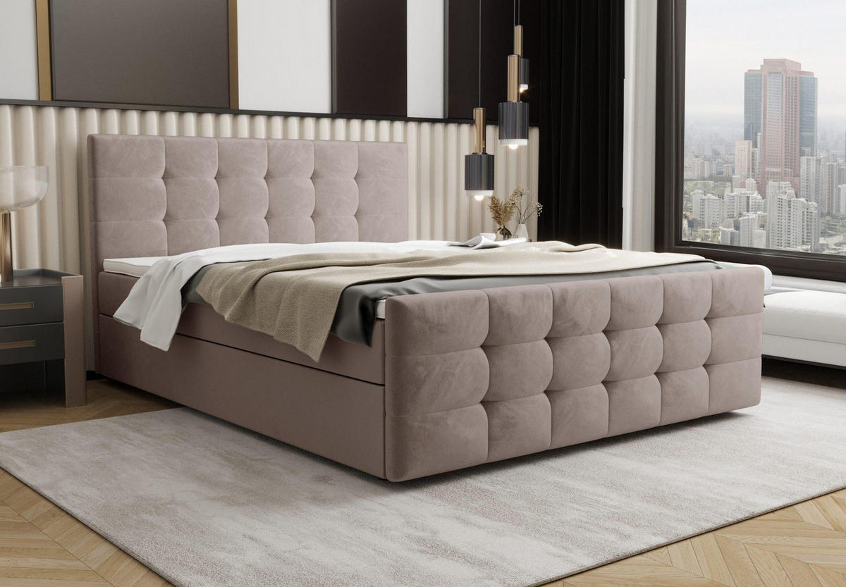 BOXBETT Coria III Beige 180x200 cm - Beige, Textil (180/200cm) - B&B Home