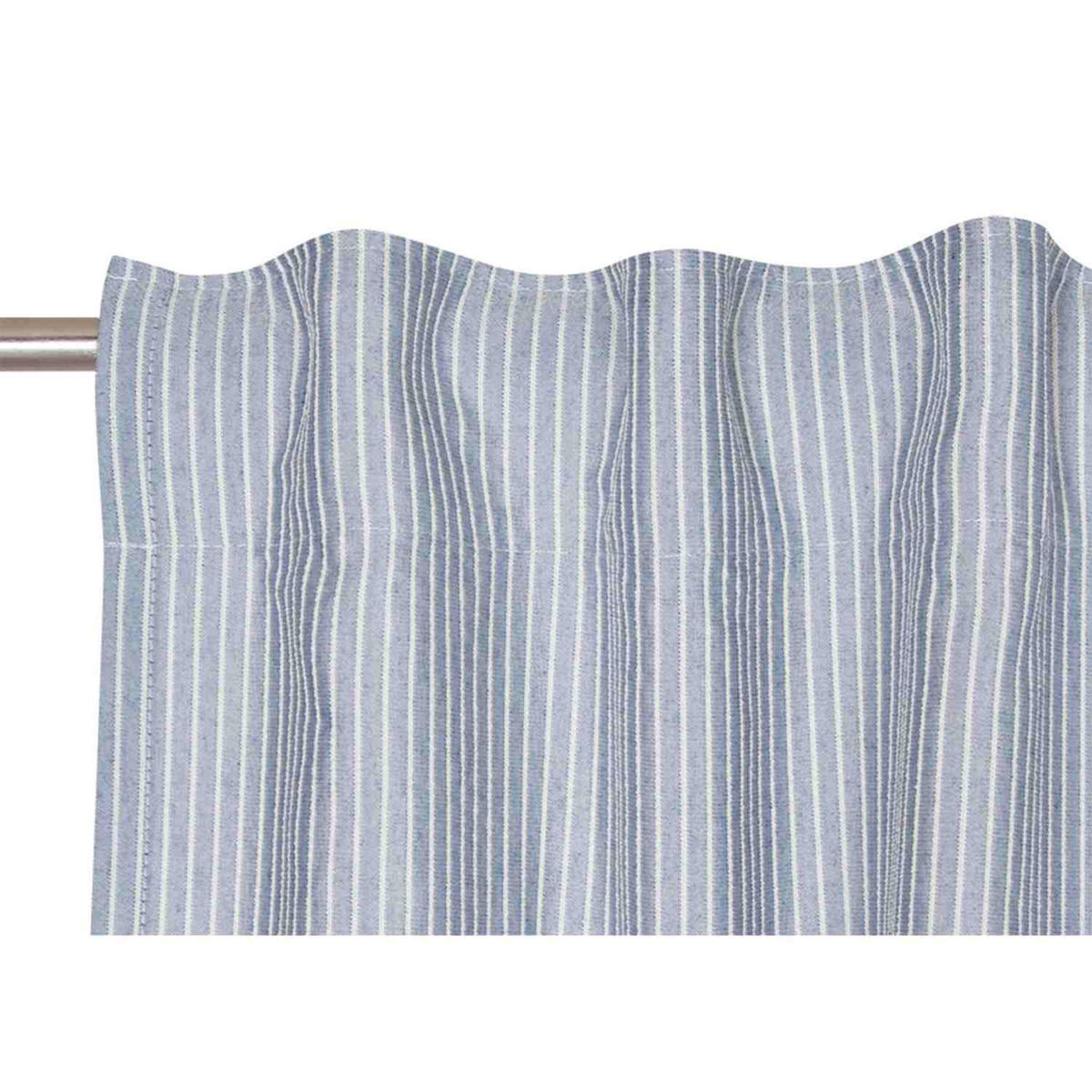 SCHLAUFENVORHANG MIT MODERNEN STREIFEN PIN STRIPE blickdicht - Titanfarben, Textil (130/0.5/250cm) - Tom Tailor