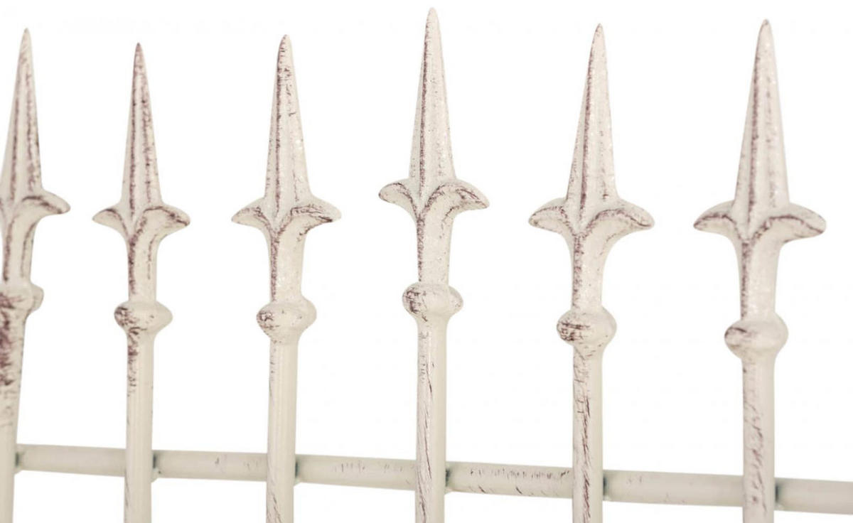 RANKGITTER 2er Set Metall antik-creme - Creme, Metall (50/100/0.7cm) - CLP