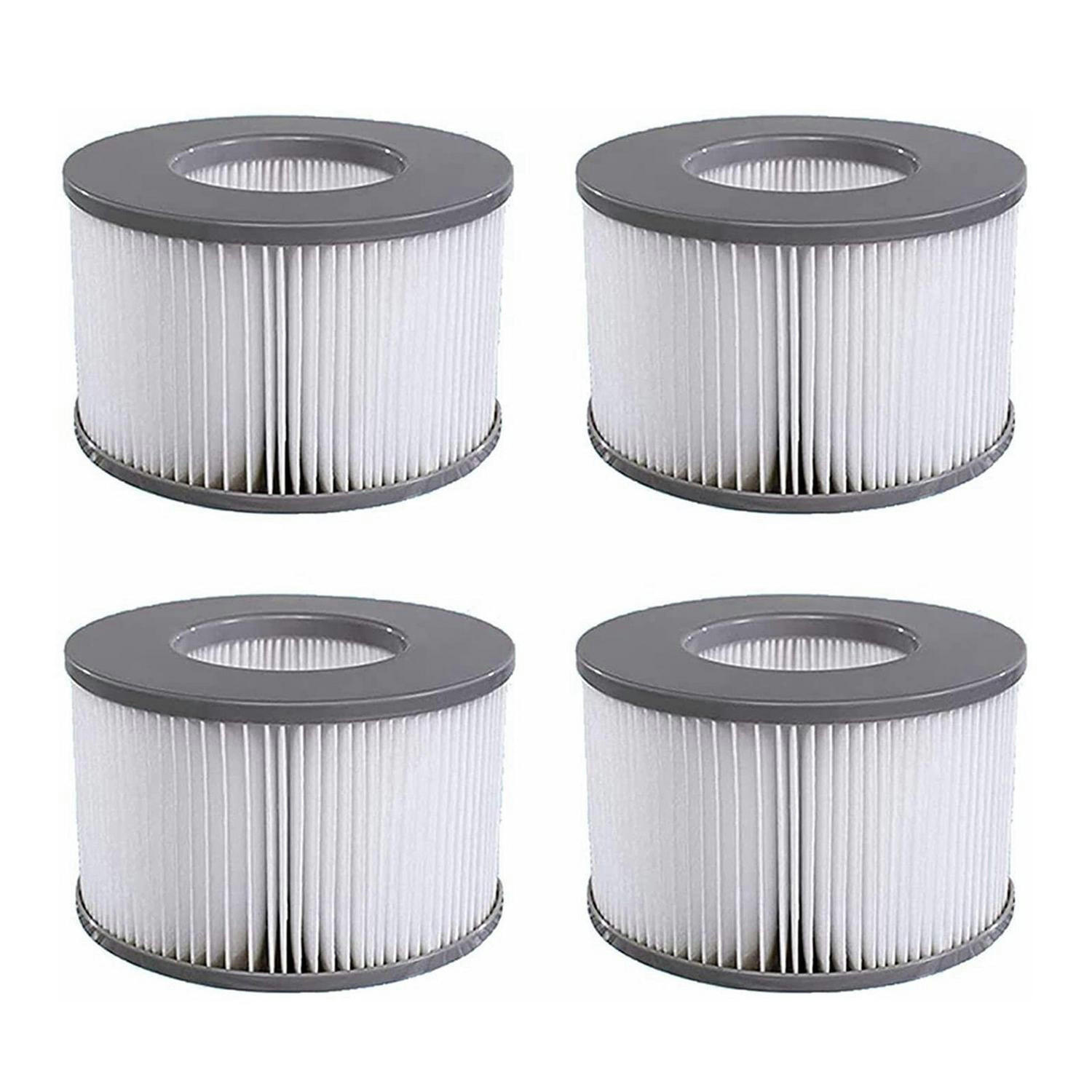 FILTERKARTUSCHE 4er Set für Whirlpools und Spas - Grau, Textil (1/15/10cm)