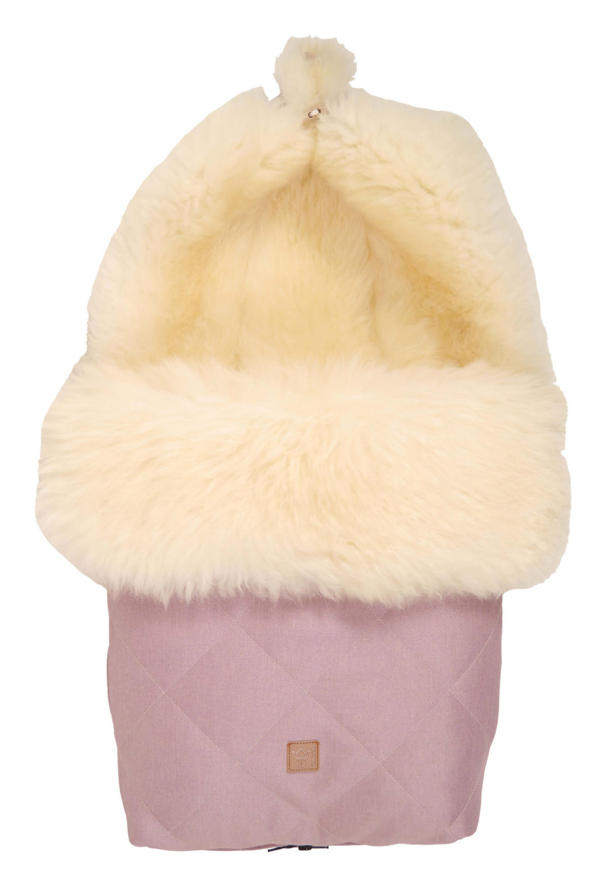 LAMMFELL-FUSSSACK Nelly, milky sand, orchid pink - Pink, Fell (46/8/88cm) - Kaiserbaby