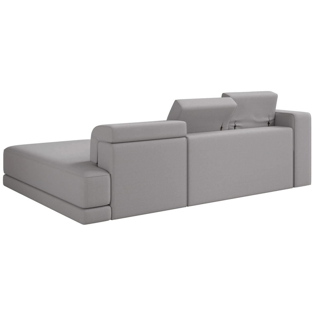 ECKSOFA Novals L-Form, 4-Sitzer, rechts 278 cm - Schwarz/Grau, Holz/Kunststoff (168/278cm) - Selsey