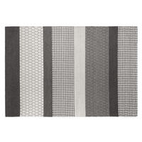 KURZFLOR-TEPPICH Akkaya 200/140 cm - Grau, Textil (140/200cm) - Beliani