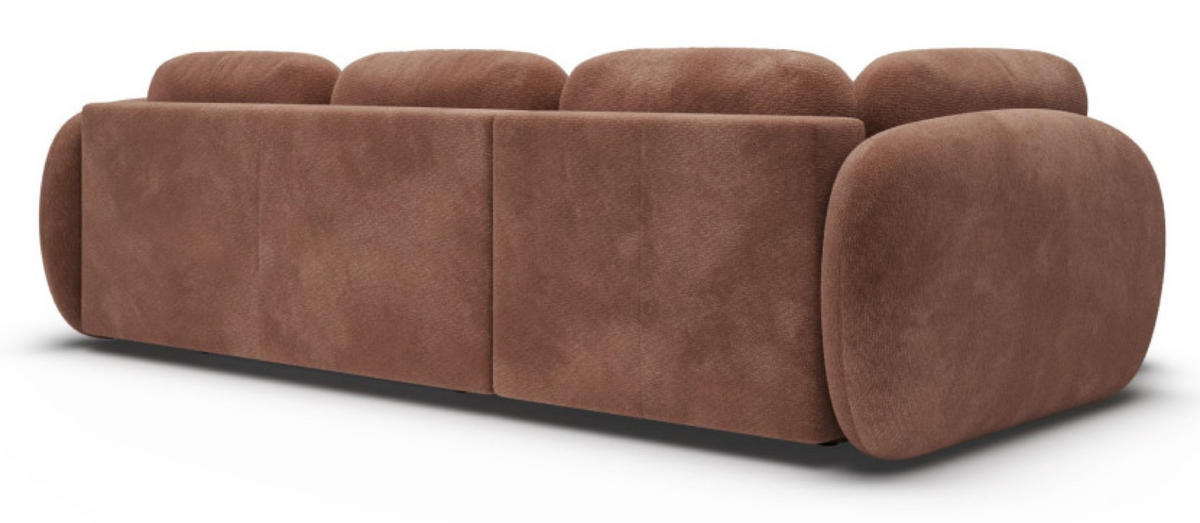 ECKSOFA Braun OLIVIO II Ausziehbar Links - Braun, Textil (289/190cm) - Sepro Meble