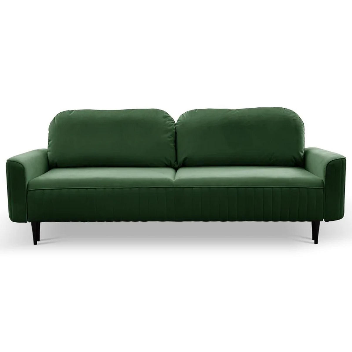 SCHLAFSOFA ANES, Sofa mit Schlaffunktion und Bettkasten, Farbe: Grün, Velourstoff - Grün, Textil (244/92/102cm) - Sepro Meble