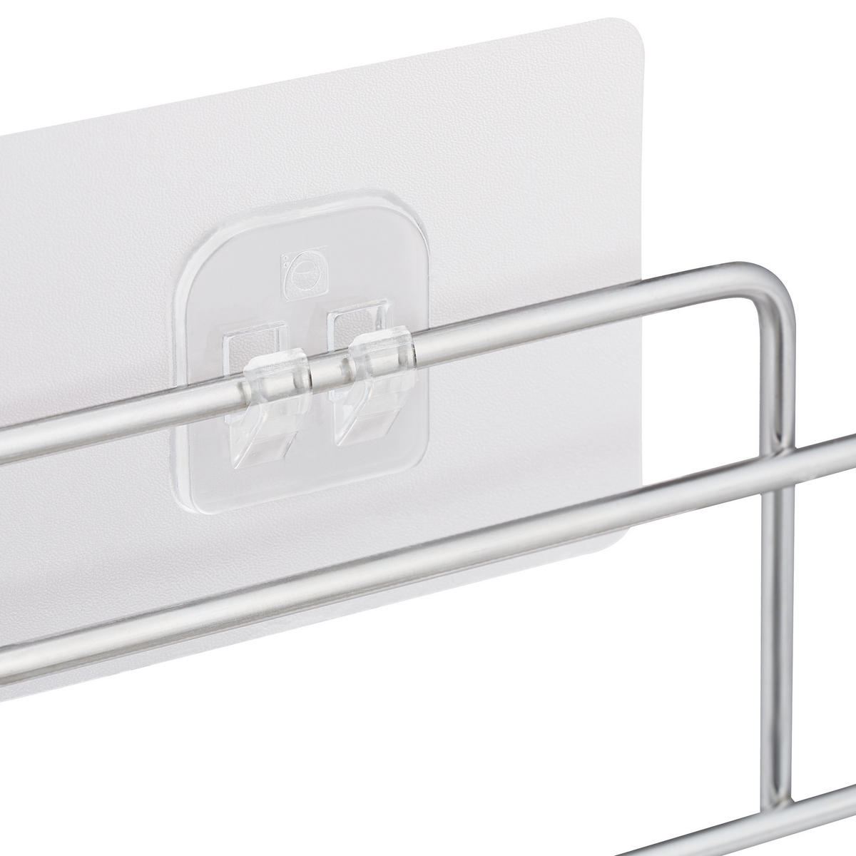 DUSCHABLAGE - Silberfarben, Metall (26.5/7/26.5cm) - Relaxdays