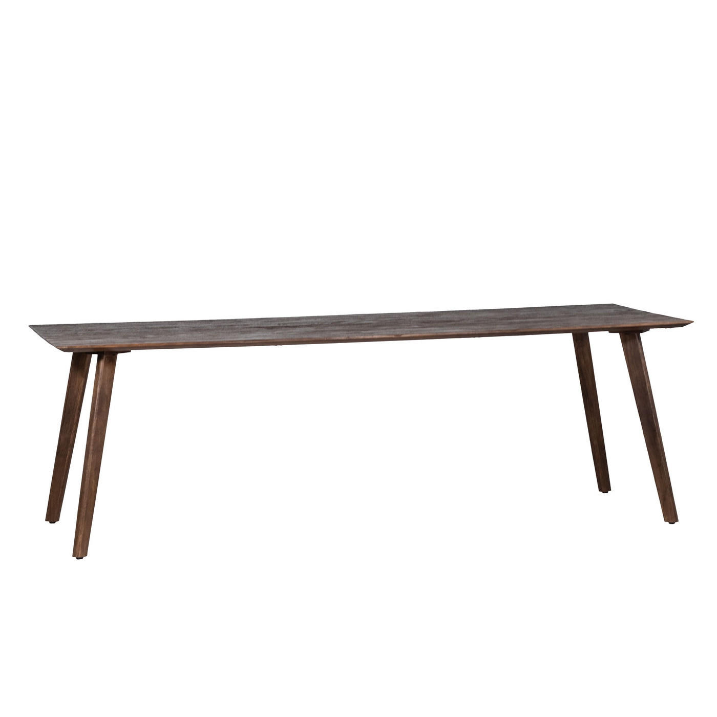 ESSTISCH aus Mangoholz 240cm, dunkelbraun - Dunkelbraun, Holz (240/90/90cm) - Giga Meubel