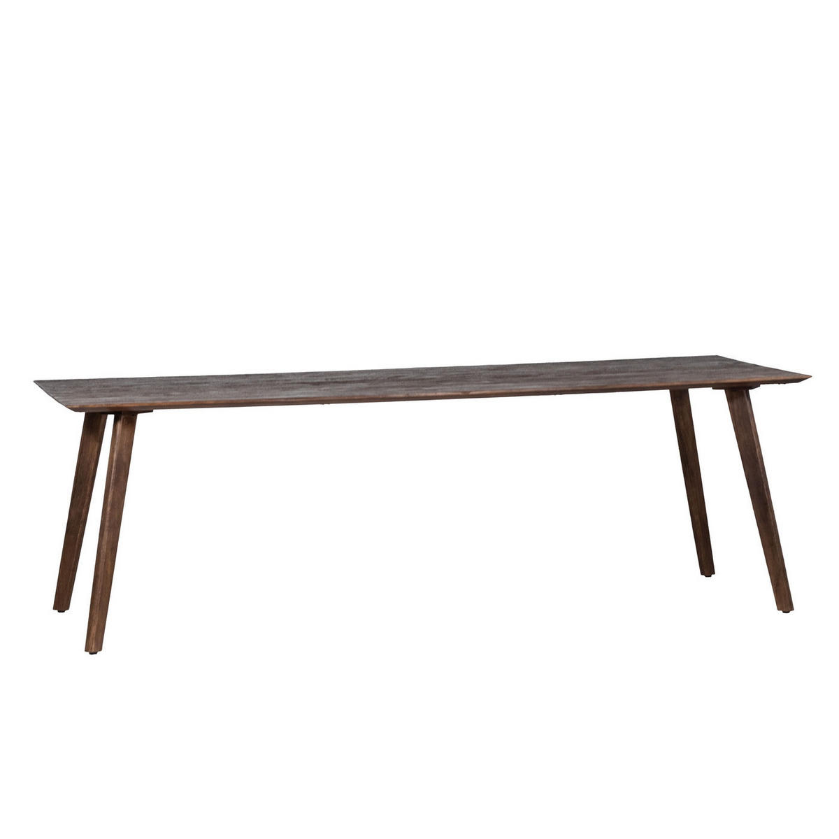 ESSTISCH aus Mangoholz 240cm, dunkelbraun - Dunkelbraun, Holz (240/90/90cm) - Giga Meubel