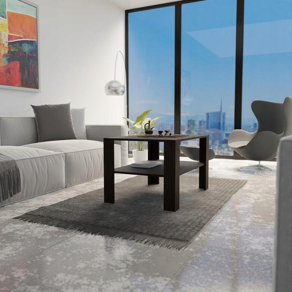 COUCHTISCH EX3 Wenge 100/68/60 cm - Wengefarben, Holzwerkstoff (68/100/60cm) - Matkam Möbel