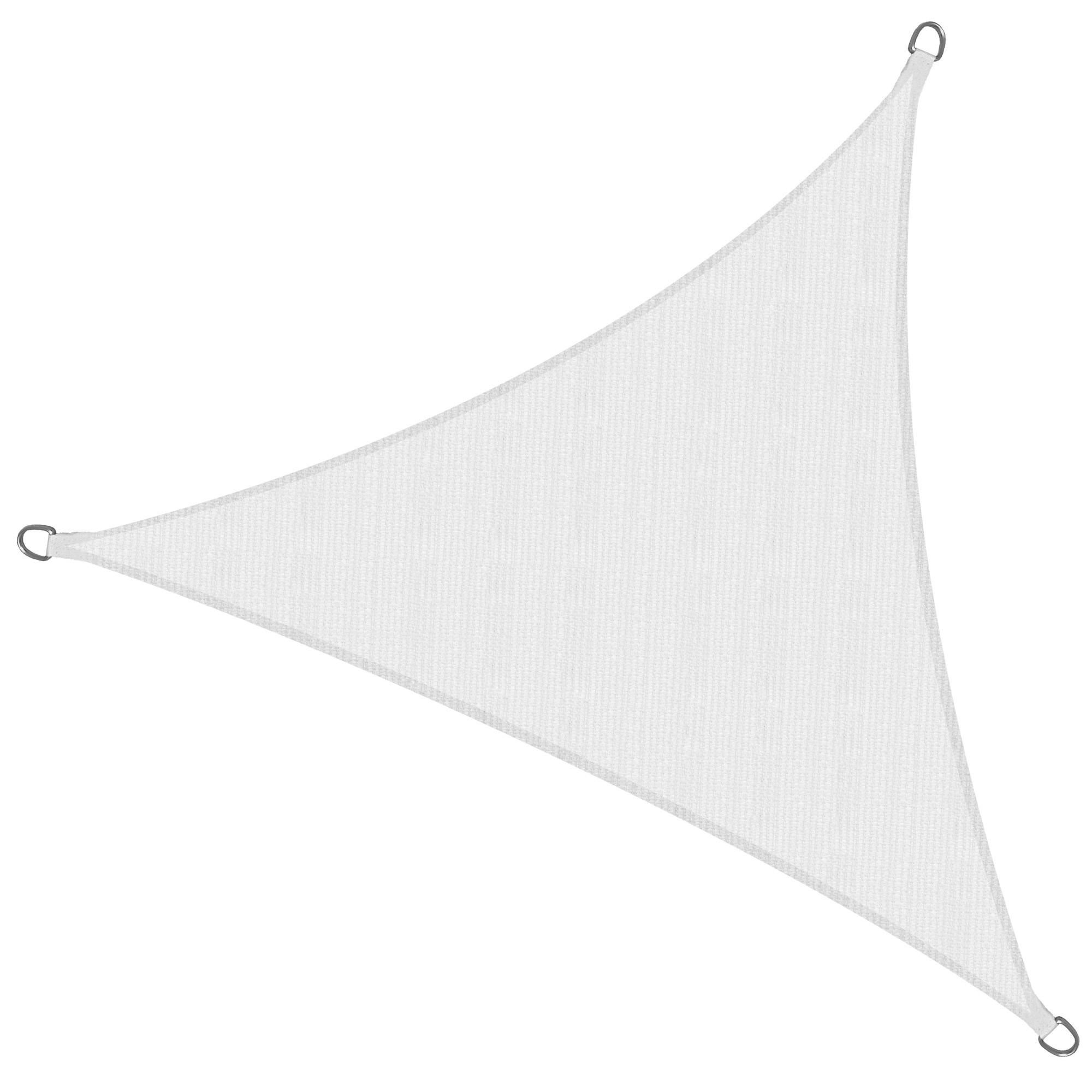 SONNENSEGEL SolVision HS9 360/360/360 cm dreieckig Weiß HDPE - Weiß, Kunststoff (360/360cm) - Sol Royal