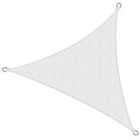 SONNENSEGEL SolVision HS9 300/300/300 cm dreieckig Weiß HDPE - Weiß, Kunststoff (300/300cm) - Sol Royal