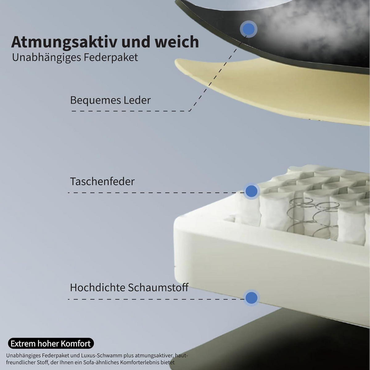 GAMING Stuhl Ergonomisch Rot mit Verstellbarer Rückenlehne & 360° Drehfunktion - Schwarz, Kunststoff (50/128/52cm)