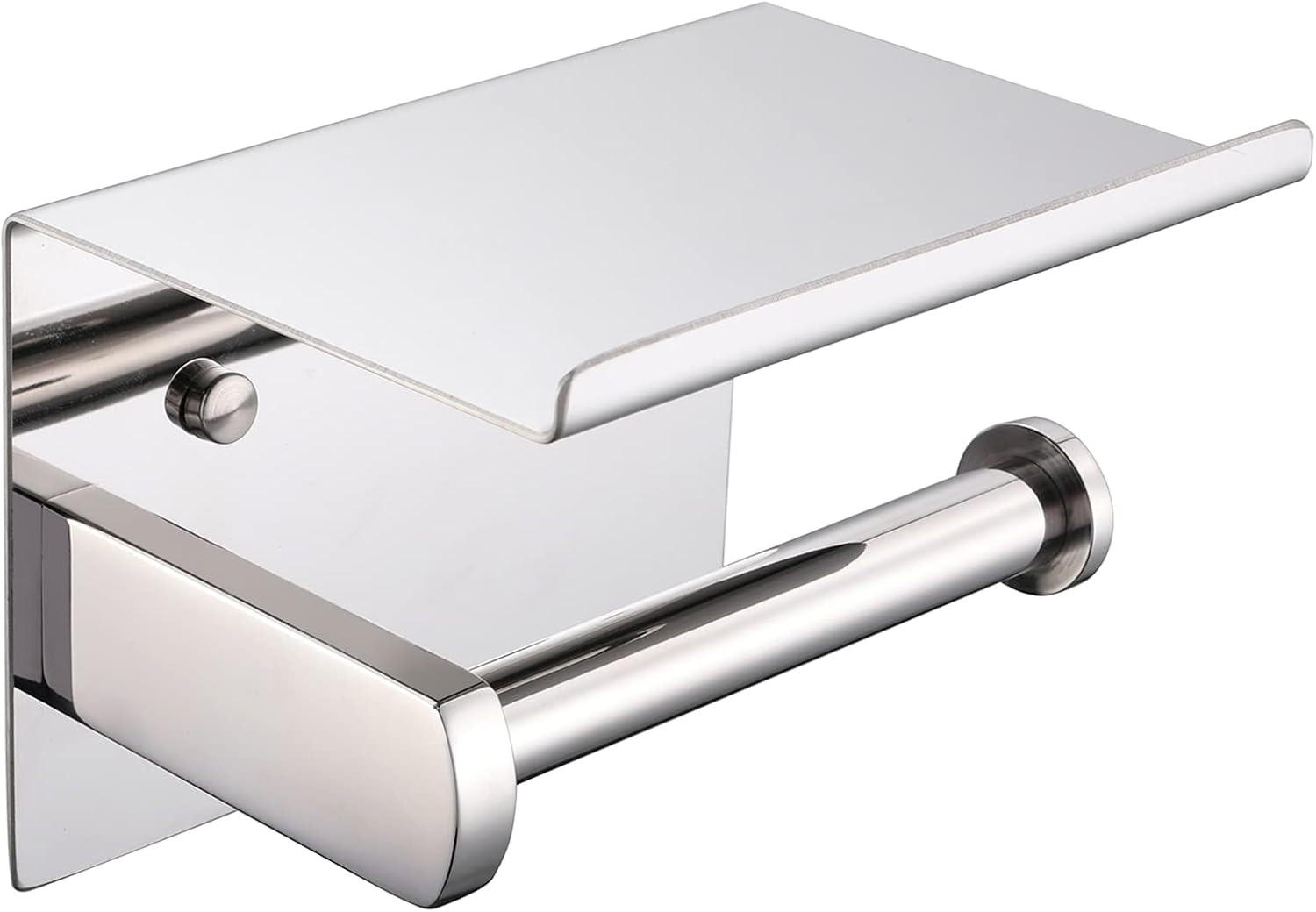 TOILETTENPAPIERHALTER - Silberfarben, Metall (10/10/14cm) - BELZ