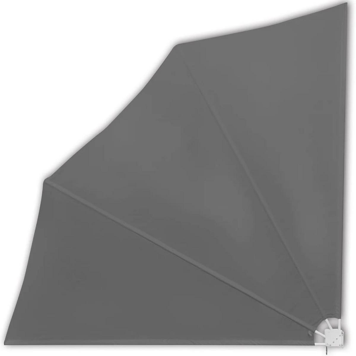 FALTBARER Balkonfächer Grau 140x140 cm - Grau, Textil (140/140/140cm) - furnicato