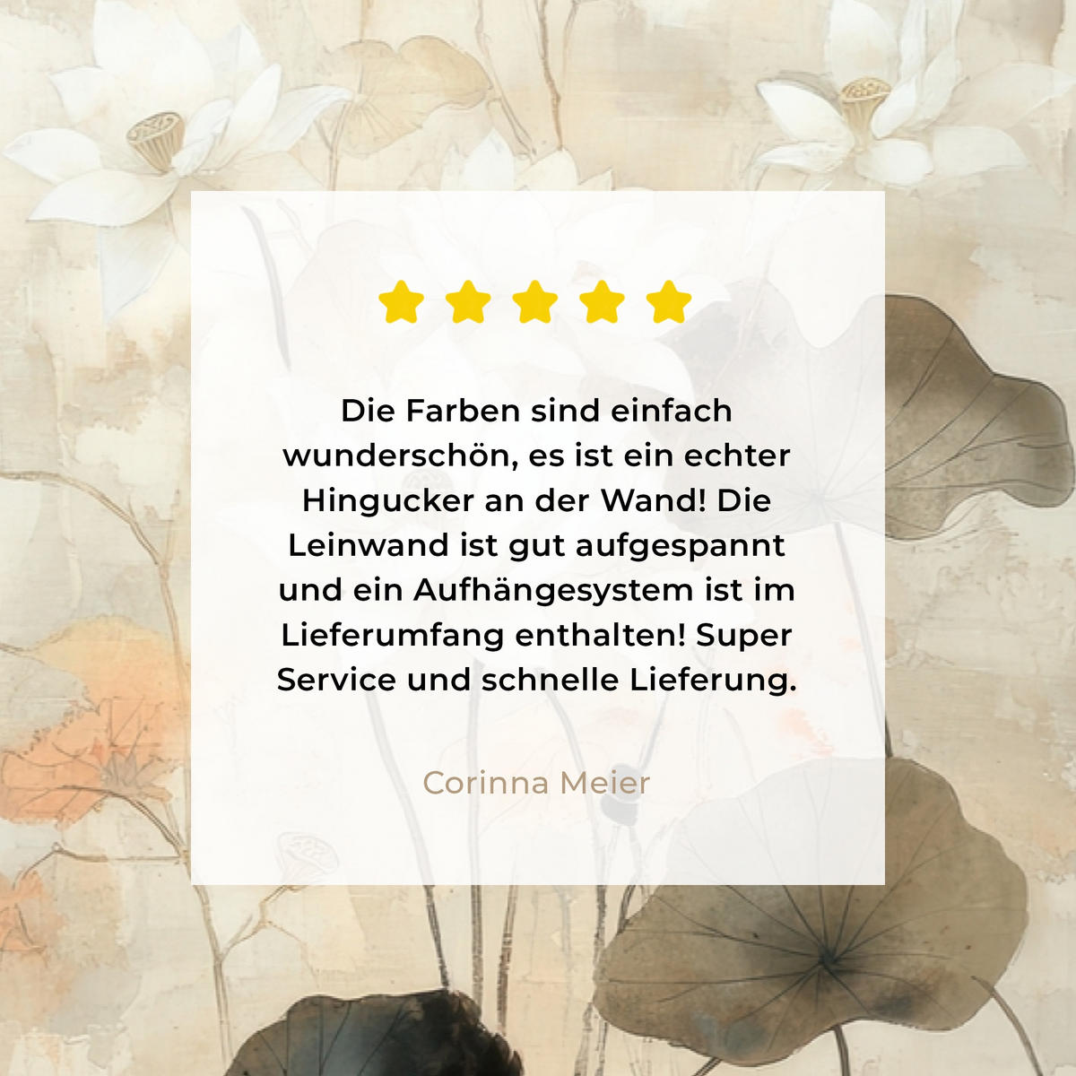 LEINWANDBILD Blumen - Japandi - Wabi sabi Groß 140x90 cm - Sandfarben, Textil (140/90cm) - MuchoWow