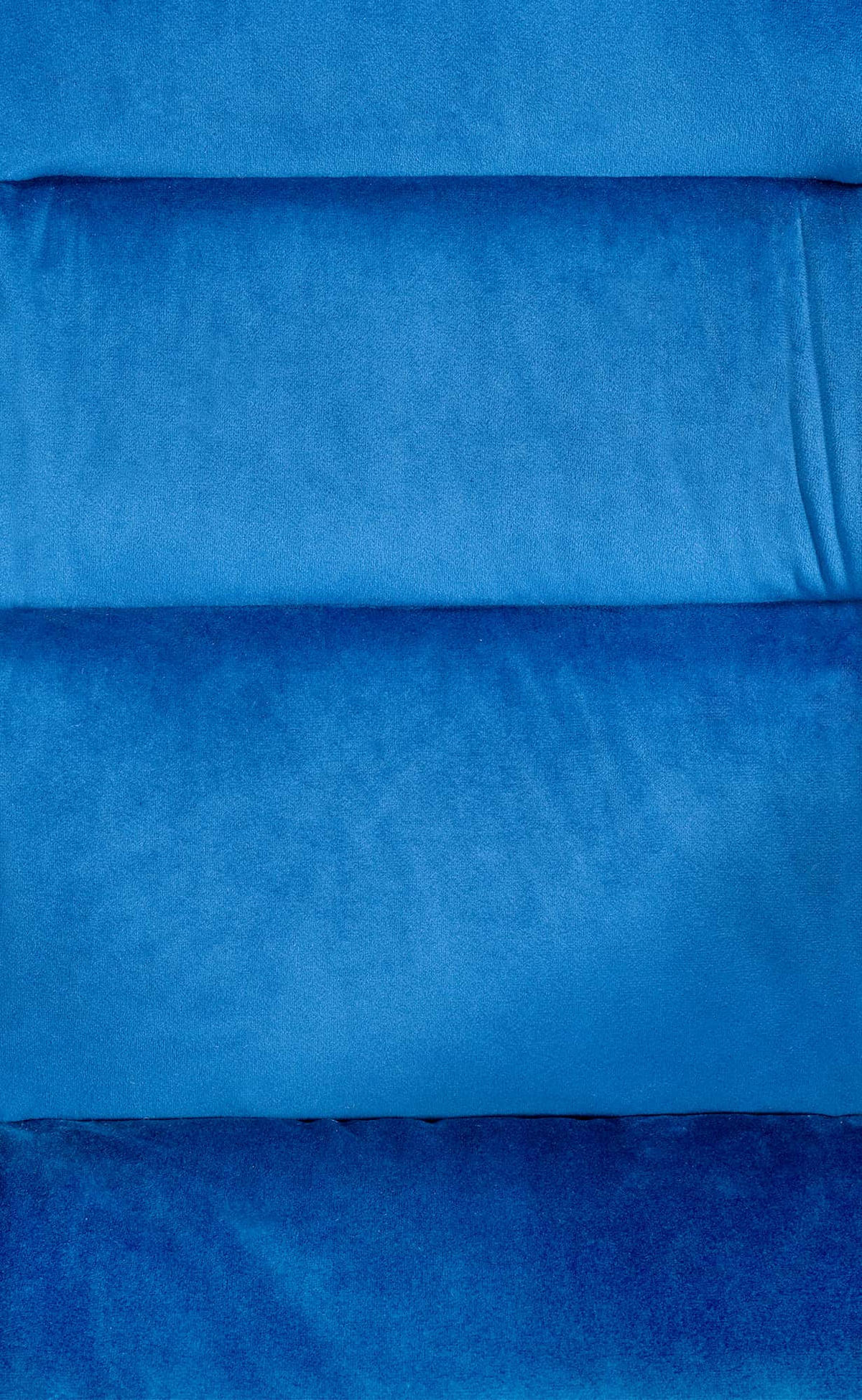 ARMLEHNENSTUHL Samt blau - Blau/Schwarz, Textil/Metall (57/90/63cm) - CLP
