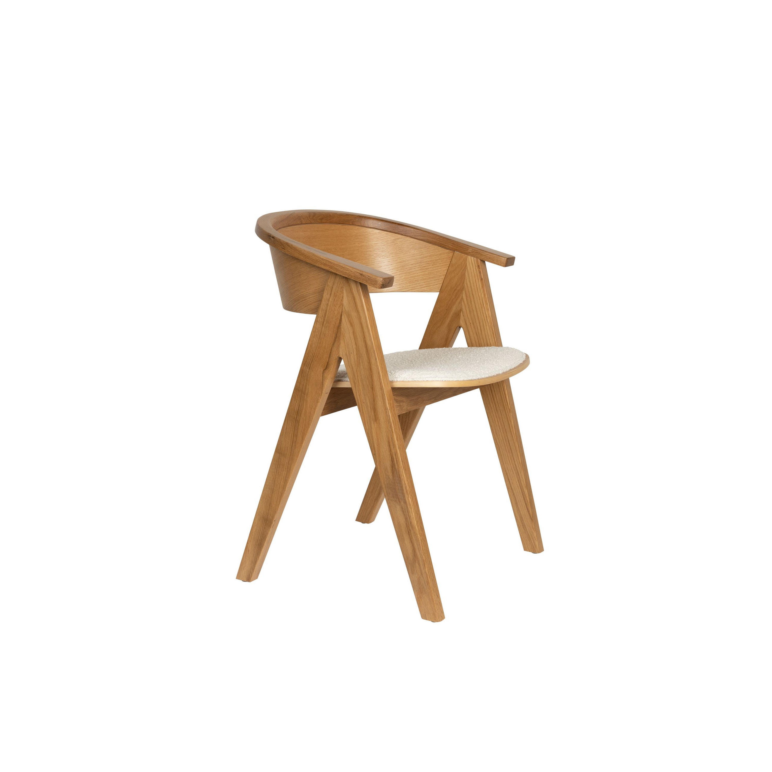 ESSZIMMERSTUHL NDSM Natur/ Braun - Braun, Holz (59/79/54cm) - Zuiver