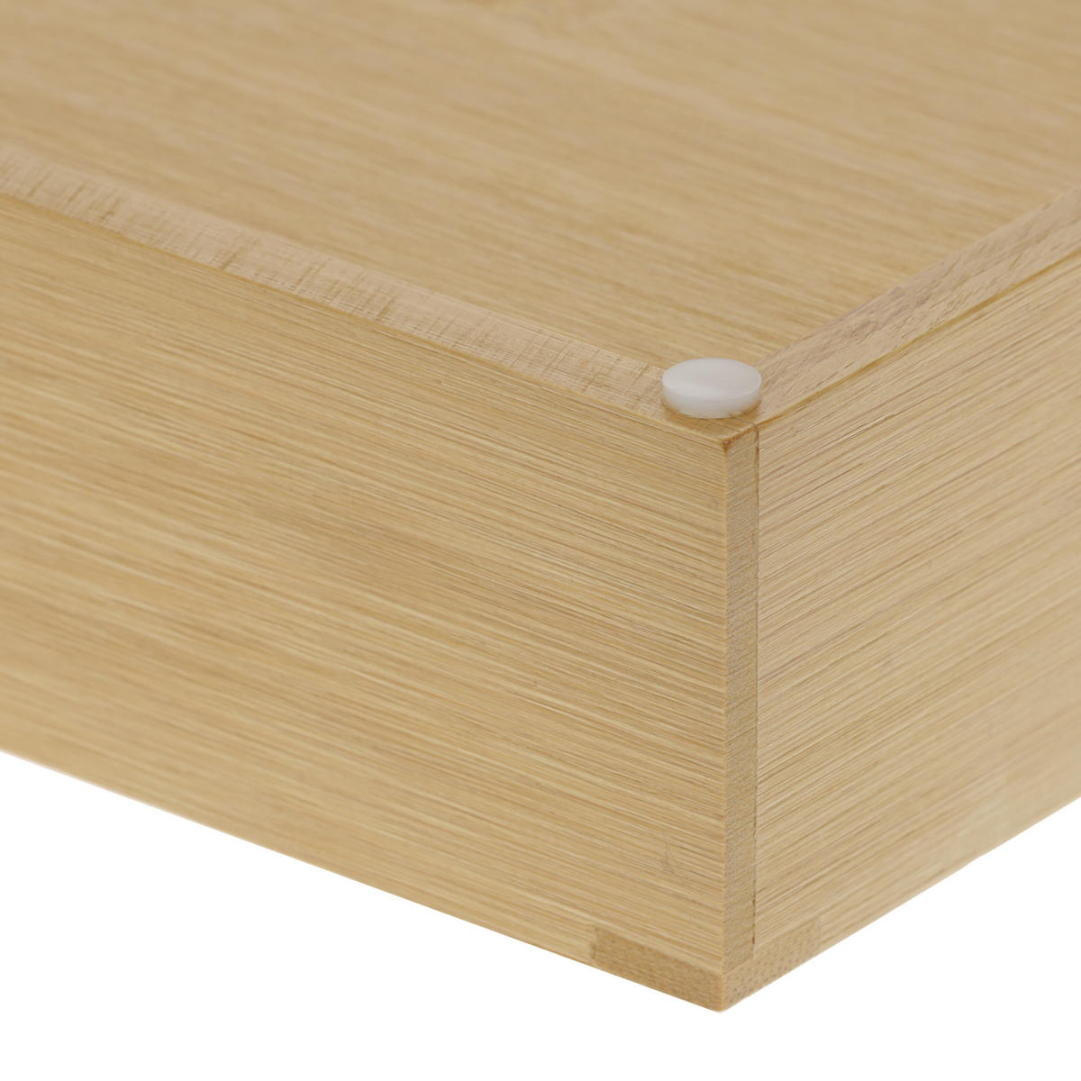 BESTECKKASTEN - Hellbraun, Holz/Kunststoff (50/5/45cm) - Relaxdays