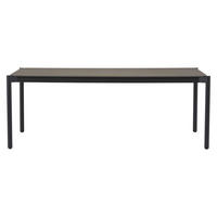 GARTENTISCH, Bo, Schwarz, Metall, 205 x 104 x 75 cm - Schwarz, Metall (104/205/75cm) - ebuy24