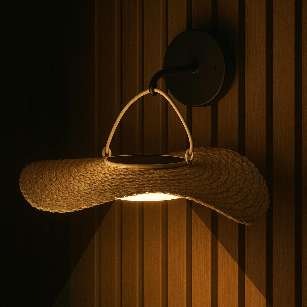SOLAR-WANDLEUCHTE CORALIA beige - Beige, Kunststoff (25/25/15cm) - Lumisky