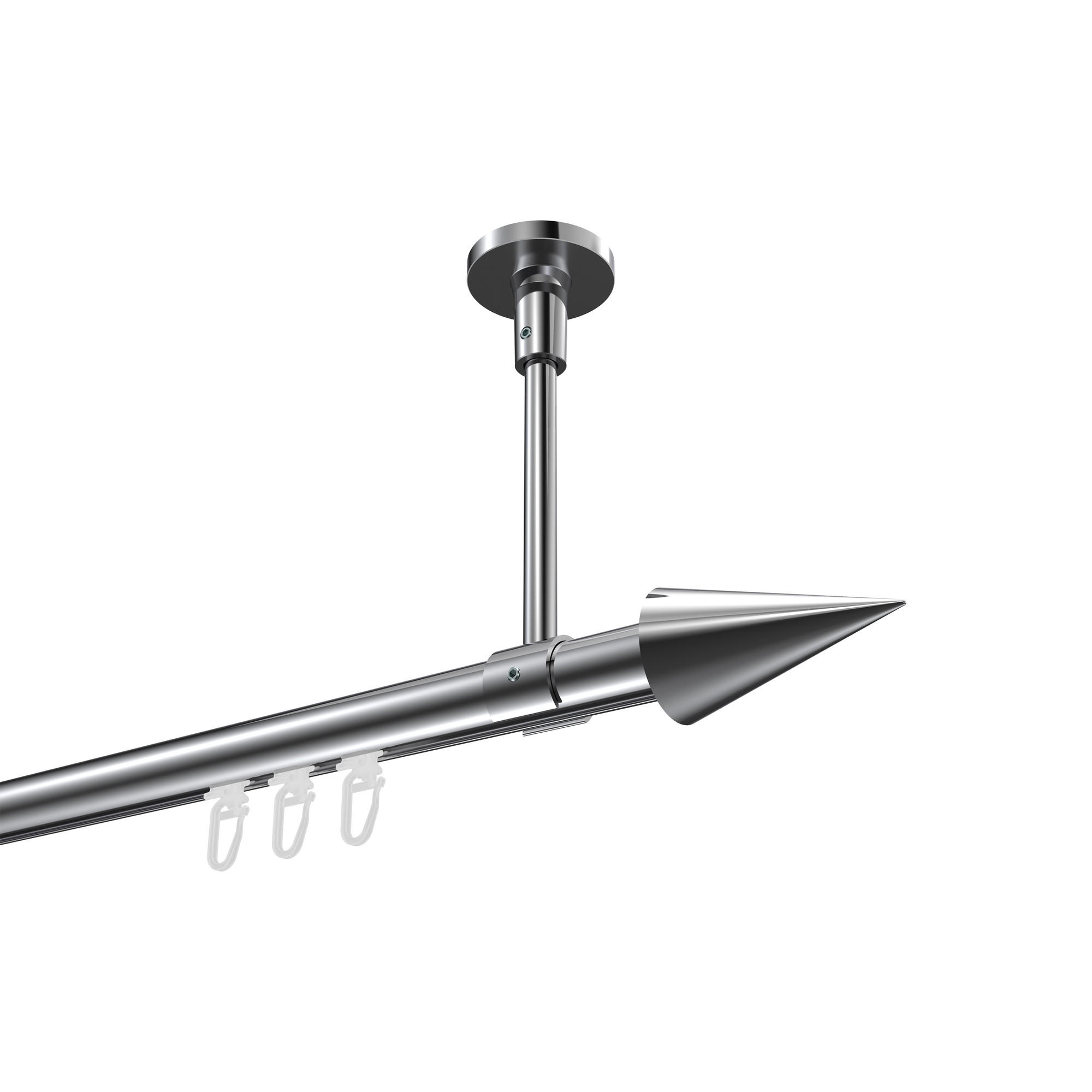 Interdeco Gardinenstange Chrom 100 cm
