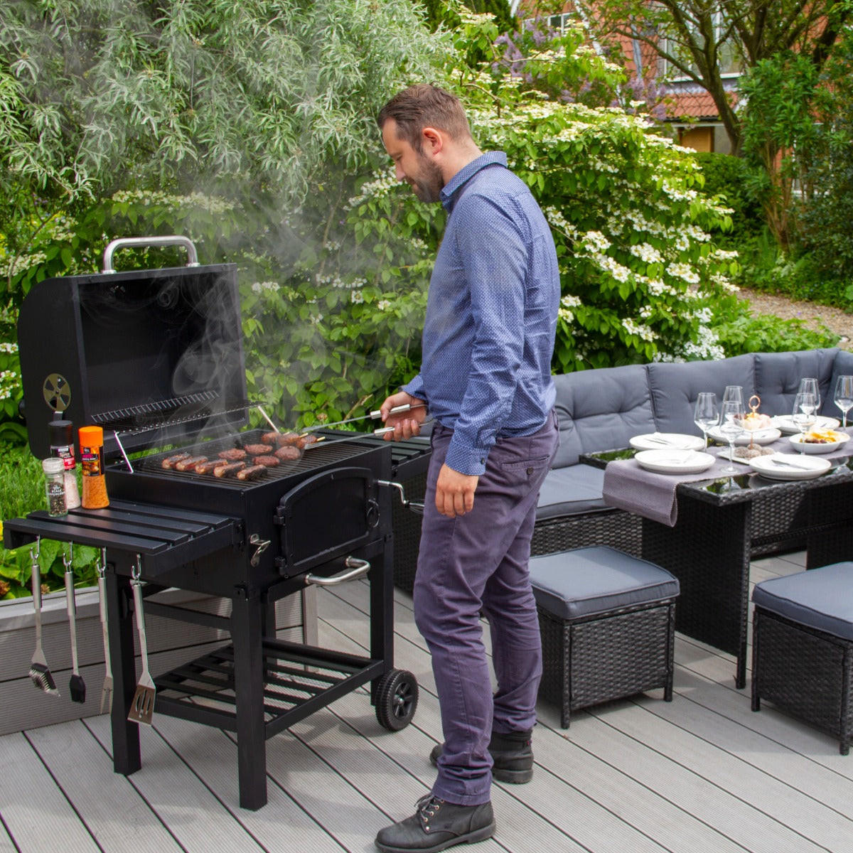 Xxl bbq smoker sales