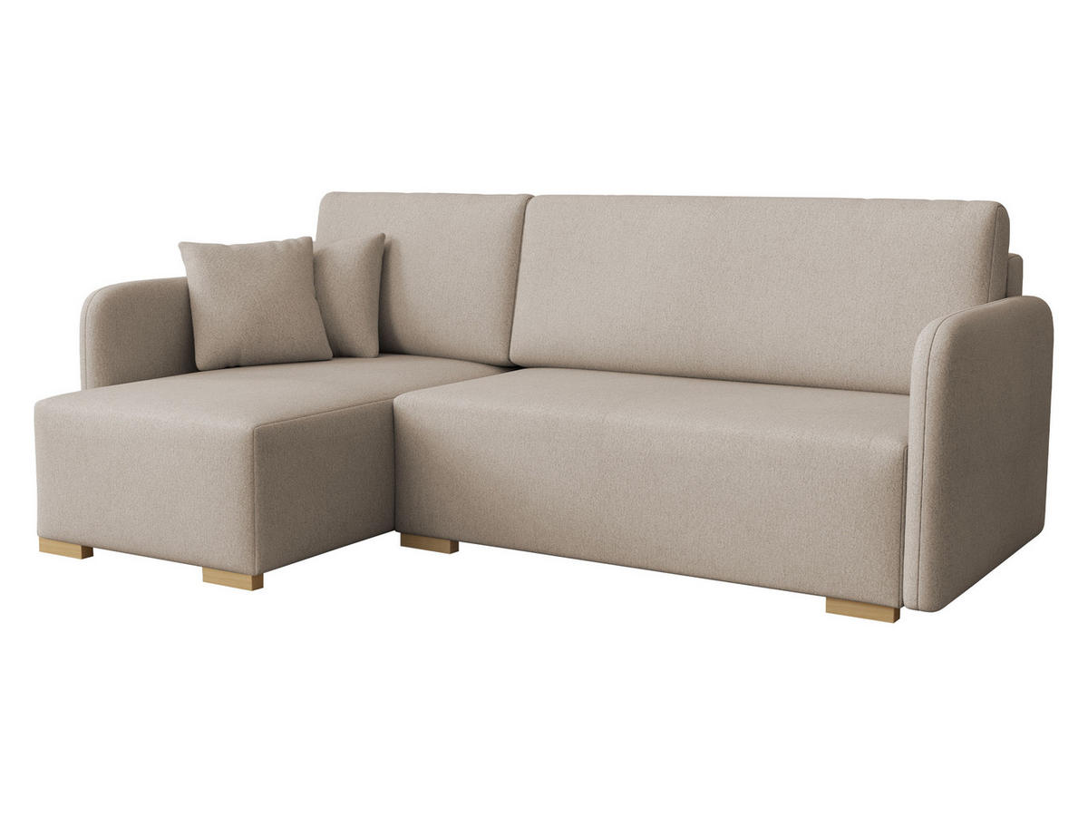 ECKSOFA Como L - Naturfarben, Holz/Textil (220/140cm) - MIRJAN24