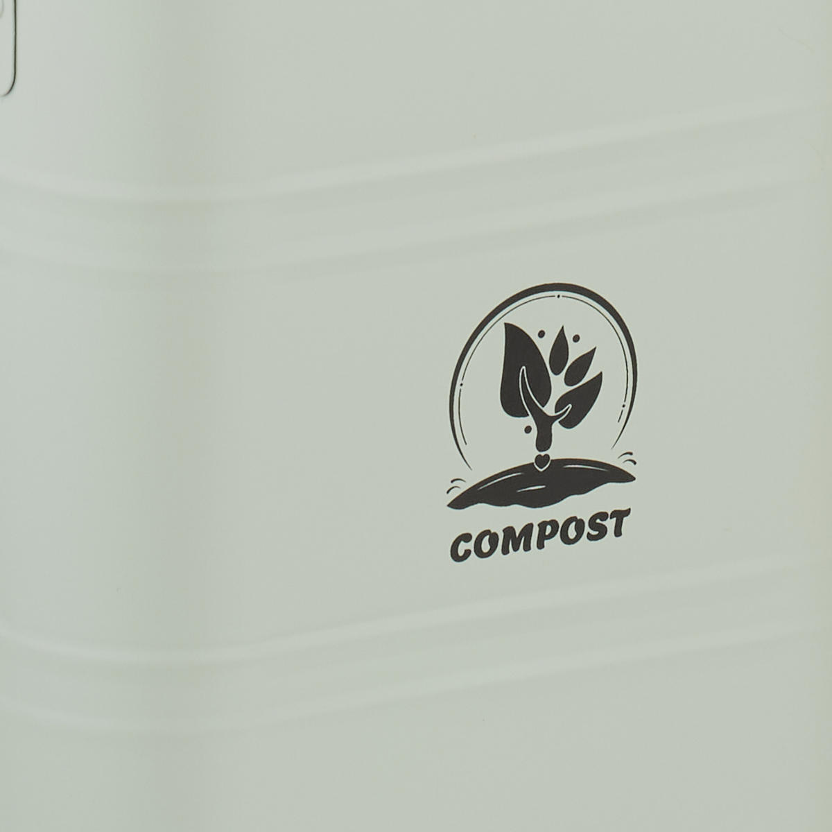 KÜCHEN-KOMPOSTEIMER - Grün, Holz/Textil (20.5/26/14cm) - Relaxdays