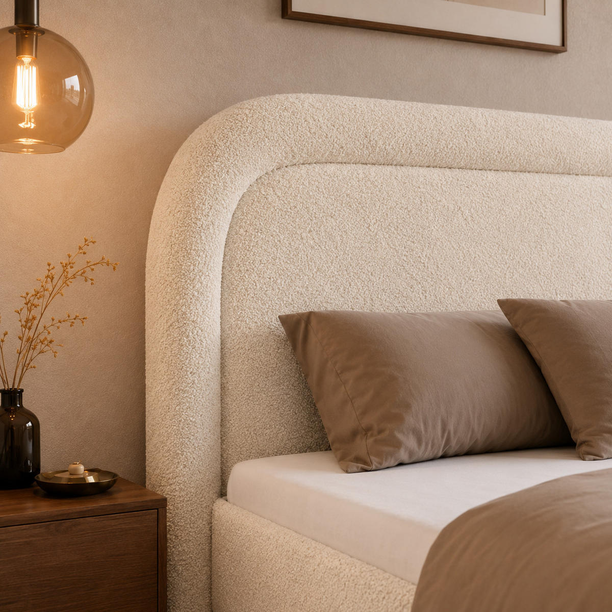 BOXBETT Bonito mit Topper 180x200 Weiß - Weiß, Textil (180/200cm) - Luxkor24